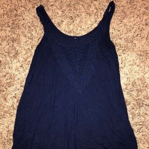 Navy Blue Tank Top